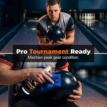 🥳2026 HOT SALE🥳💞50K+ SOLD!🎳💪 49% OFF! Pro-Grade Bowling Ball Cleaner – Instantly removes lane oil. Includes premium towel. Keeps your ball performing like new! ✨