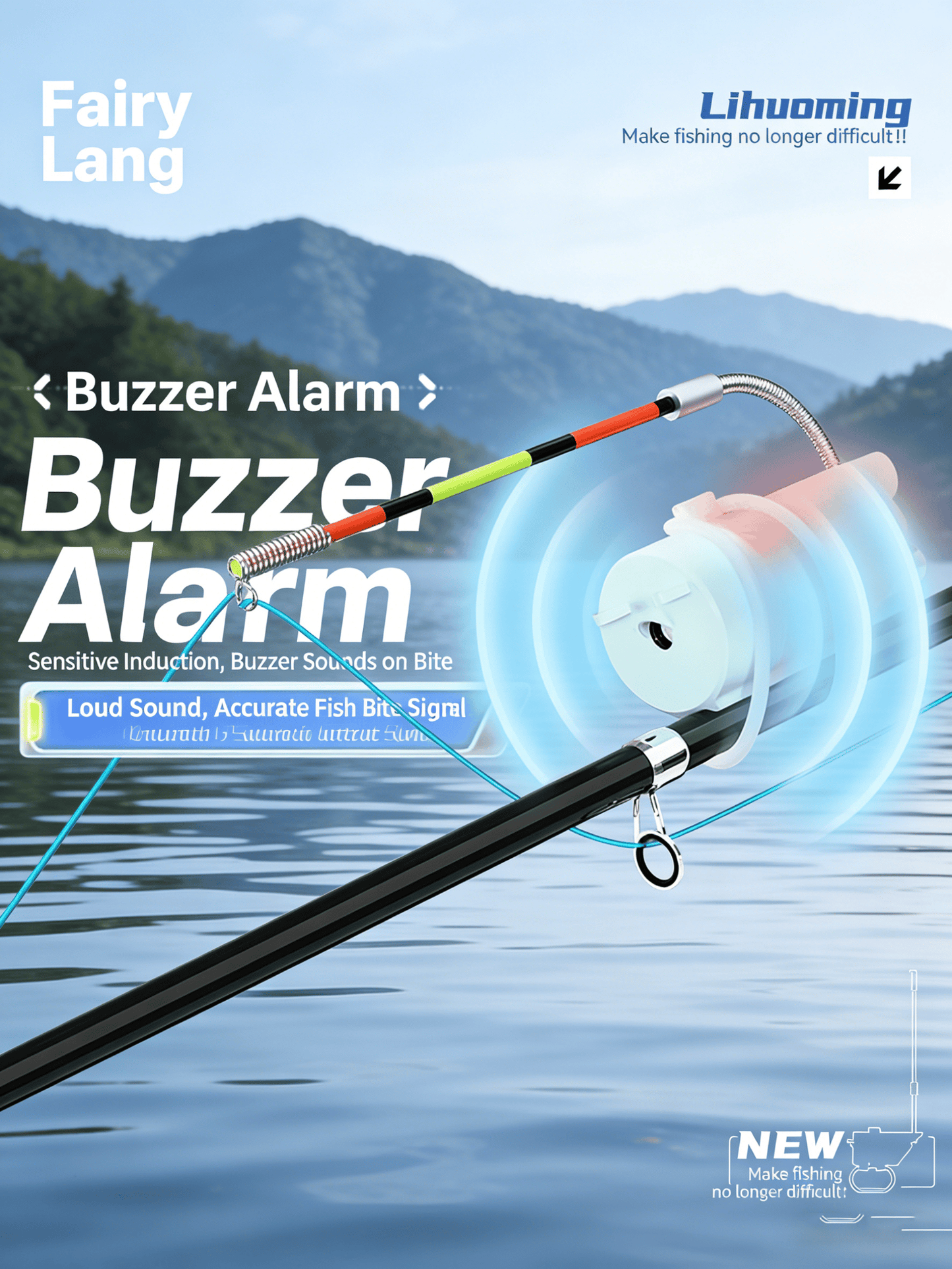 🔥 High Sensitivity Fishing Float Bite Alert for Rods 🎣