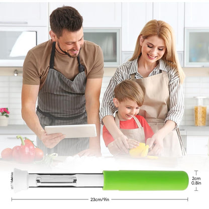2-in-1 Stainless Steel Fruit Corer & Vegetable Peeler
