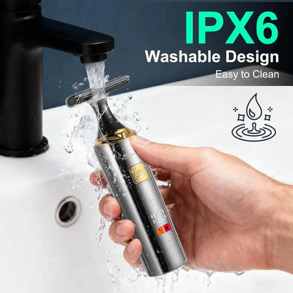 🎁 Men's 4-in-1 Electric Body Grooming Kit | Extendable Back Hair Trimmer