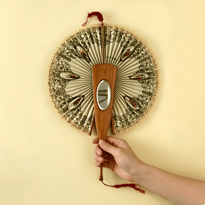 🔥LAST DAY 49% OFF - 🪞Antique Mirrored Mechanical Fan