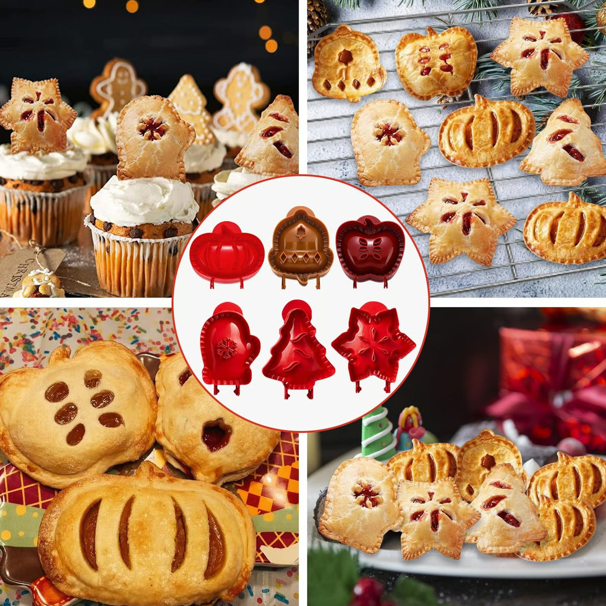 🎄LAST DAY SALE Only $7.99!!🍪🔥Christmas mini cake pan