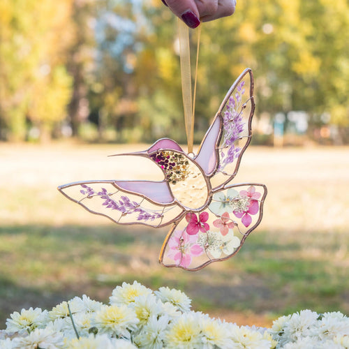 Humming bird Stained Window Hangings💕Mothers Day Gifts