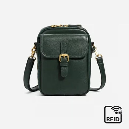 Crossbody Leather RFID Bag