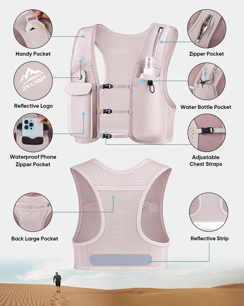 Summer Sale! 49% OFF 🔥🎉-Hydration Vest – Fuel Your Long Run, Hands‐Free 🏃‍♂️💧