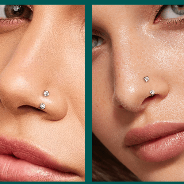 🔥Last Day 50% OFF - Horseshoe Gem Nose Ring – Internally Threaded & Comfortable
