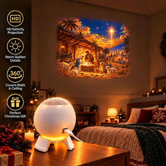 ✝️🌌 5D Nativity Starry Sky Projector | Bring Bethlehem Across Your Walls & Ceiling This Christmas ✨