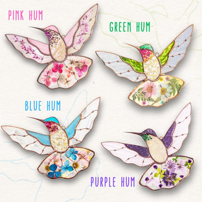Humming bird Stained Window Hangings💕Mothers Day Gifts