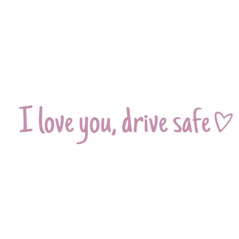 💓 I love you, drve safe Sticker(8pcs)