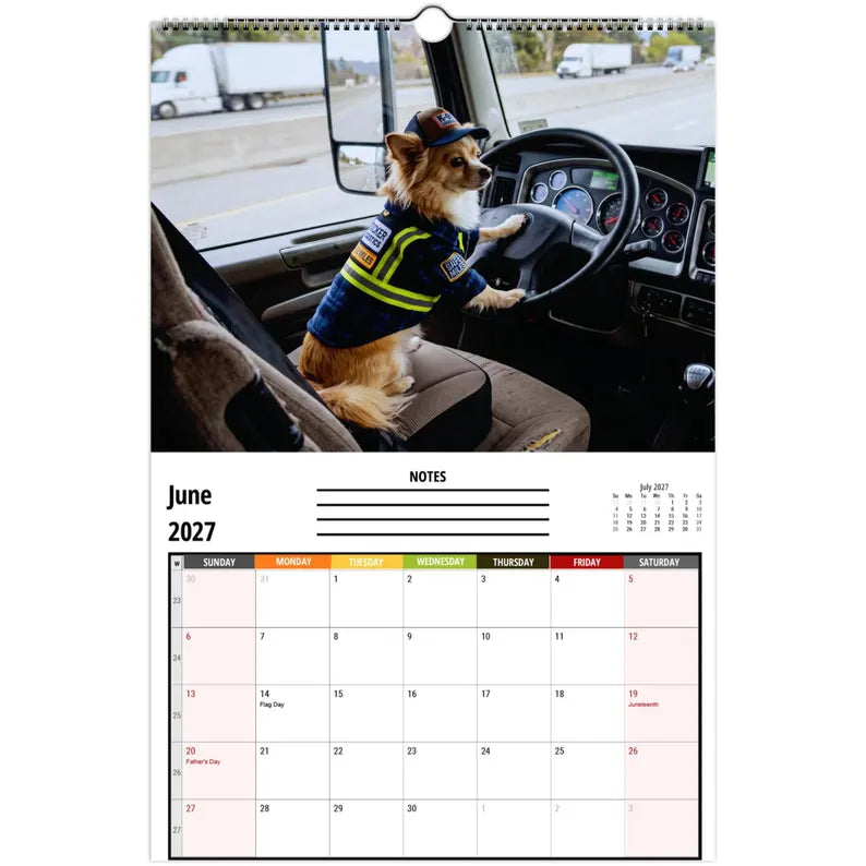 Funny Chihuahuas Wall Calendar 2027