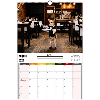 Funny Chihuahuas Wall Calendar 2027