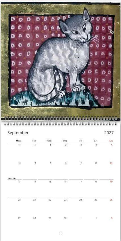 Medieval Inspired Ugly Cats Calendar