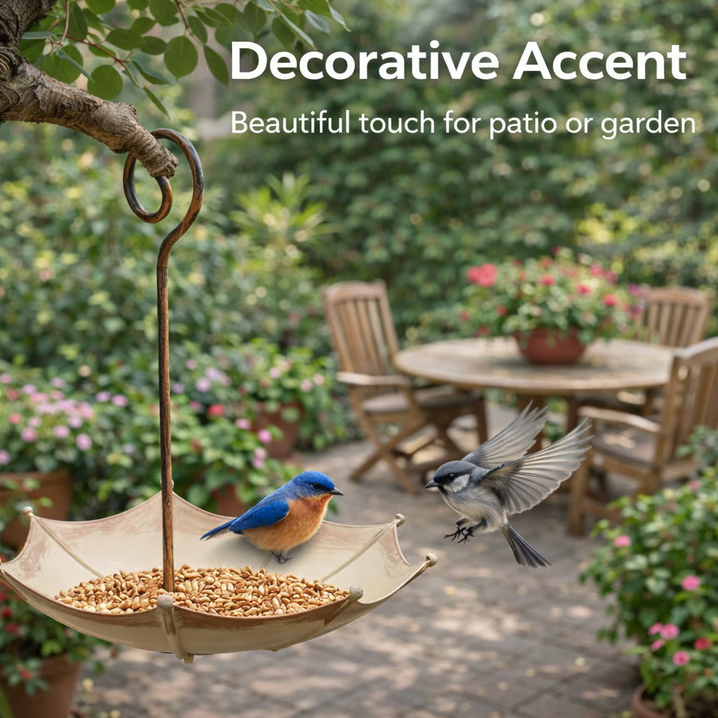 🐦Mini Umbrella Bird Feeder — Whimsical Garden Charm