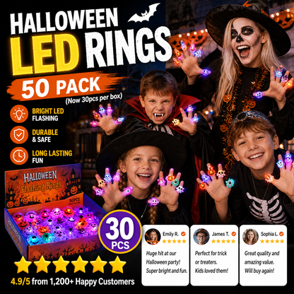 🎁LED Light Halloween Glowing Ring