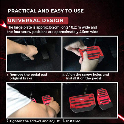 🚗 🔥 Car Anti-Skid Pedal - Secure Grip & Easy Install, Prevents Foot Slipping for Safe Driving ⚡📦