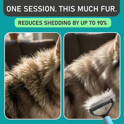 ⏰LAST DAY SALE:🔥Dual-Sided Pet Grooming Comb for Dogs & Cats