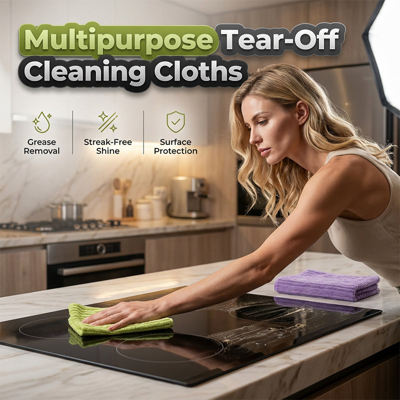 🏆Multipurpose Reusable Tear-Off Cleaning Cloth Roll