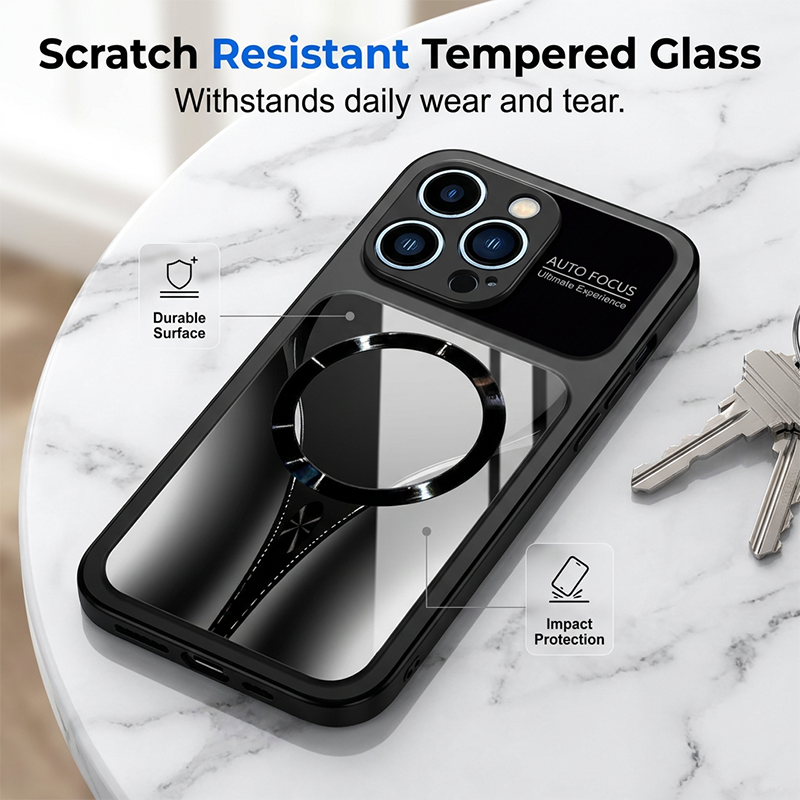 🧲 Stylish Magnetic Shockproof Phone Case – all-round protection, integrated magnetic ring & perfect for car mounts – slim, grippy & sturdy 🛡️