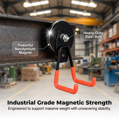 ⏰Heavy-Duty Magnetic Double-Claw Hook
