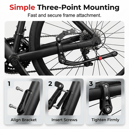 🚲 LIMITED-TIME 49% OFF! ✨ Adjustable Bicycle Kickstand – Lightweight Aluminum, Universal Fit & Frame-Safe Clamp 🔩