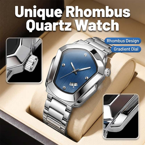 📢📢40% OFF !! ⏰Men's Rhombus-Shaped Quartz Watch