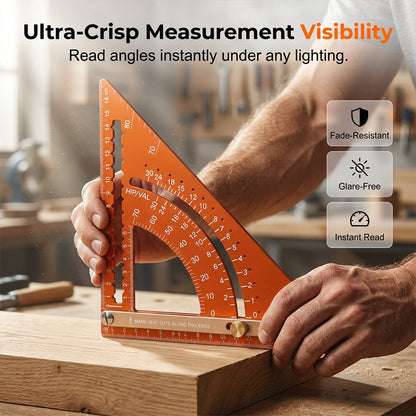 📐 ✨ Precision Woodworking Triangle Square – Alloy, Adjustable, Anti-Rust 🛠️