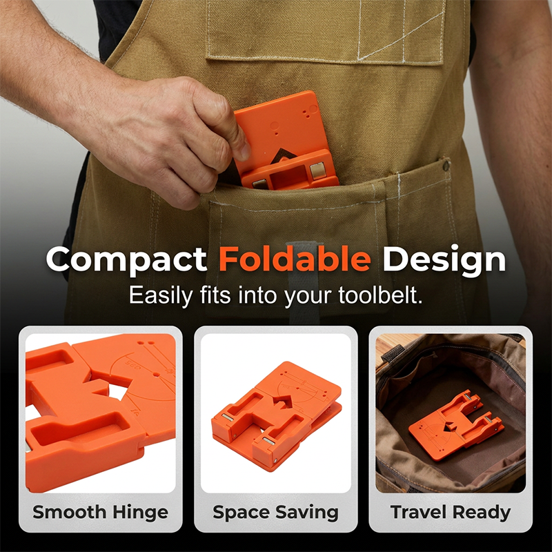 ⏰ Cabinet Door Hinge Drilling Guide – Magnetic Clamp, Precise Alignment, 35mm 🪚