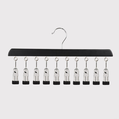 📢📢49% OFF !! ⏰Multi-Clip Wooden Hanger for Closet Organization