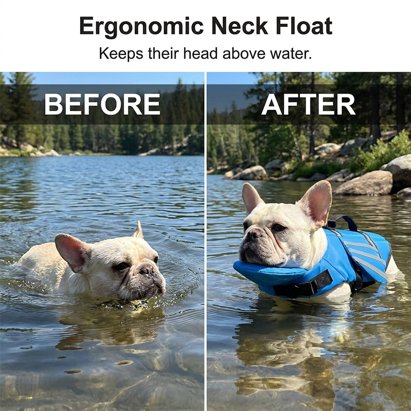 🥳2026 HOT SALE 49% OFF!💞50K+ SOLD!🐕👼Reflective Angel Wing Dog Life Jacket – High‑buoyancy, quick‑rescue handle & breathable mesh. Reflective strips for evening swims. Safe & adorable! 🌊✨