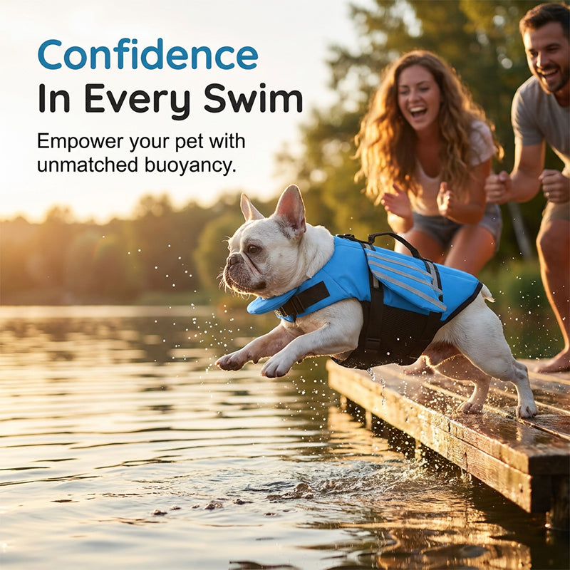 🥳2026 HOT SALE 49% OFF!💞50K+ SOLD!🐕👼Reflective Angel Wing Dog Life Jacket – High‑buoyancy, quick‑rescue handle & breathable mesh. Reflective strips for evening swims. Safe & adorable! 🌊✨