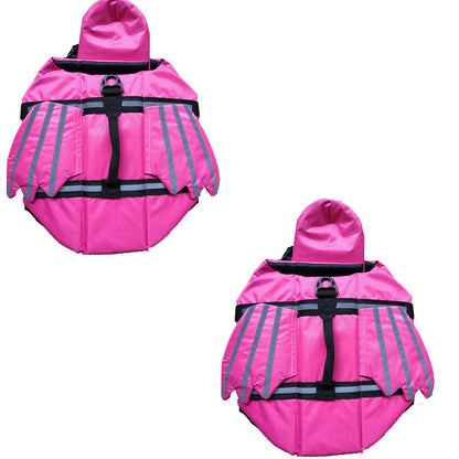 🥳2026 HOT SALE 49% OFF!💞50K+ SOLD!🐕👼Reflective Angel Wing Dog Life Jacket – High‑buoyancy, quick‑rescue handle & breathable mesh. Reflective strips for evening swims. Safe & adorable! 🌊✨