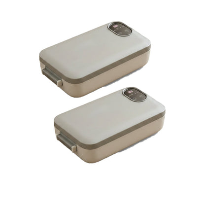 ✨ Portable Electric Lunch Box – Self-Heating, 7200mAh, 304 Stainless Steel 🔋