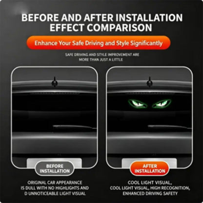 ⏳Time-Limited Special⏰ Solar LED Car Warning Light – Devil Eye Design 🔥