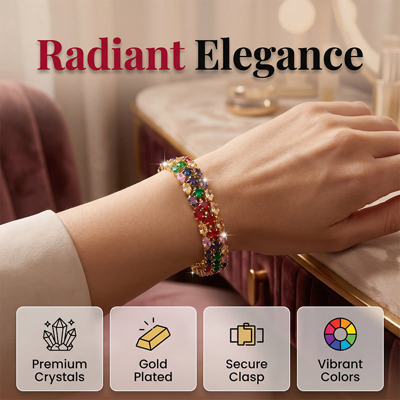 💫48% OFF NOW!💞 Women's Elegant Multicolor Tennis Bracelet