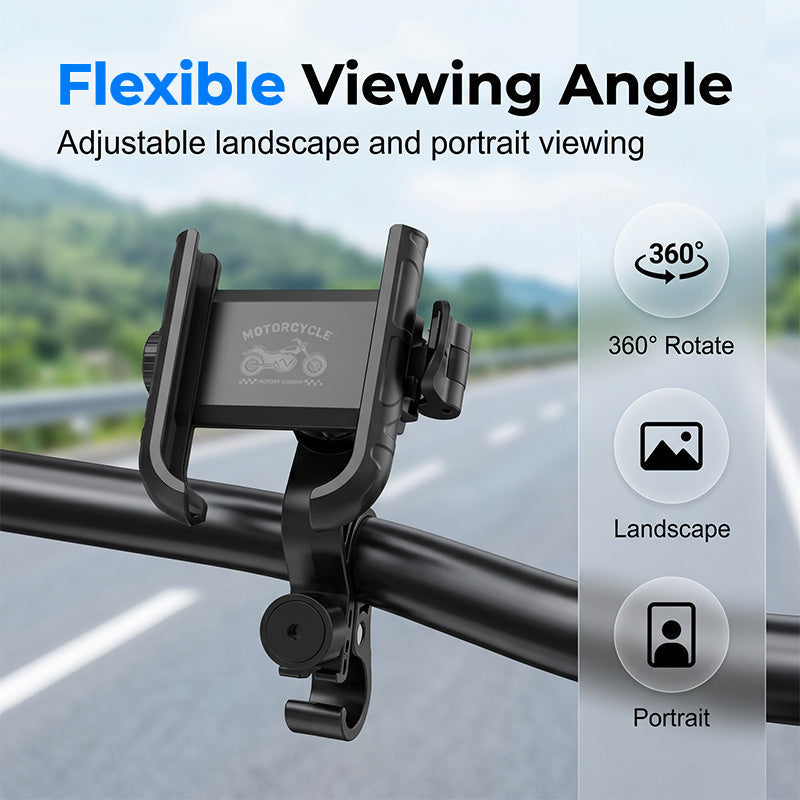 🚴‍♂️ Quick-Release Bike Phone Mount – SecureLock & Shockproof Padding 📱