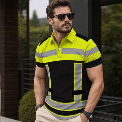 🎁2026 New Arrivals 49% OFF💥Men's High Visibility Reflective Short Sleeve Shirt