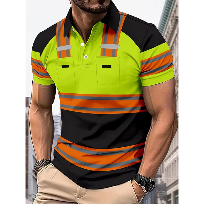 🎁2026 New Arrivals 49% OFF💥Men's High Visibility Reflective Short Sleeve Shirt