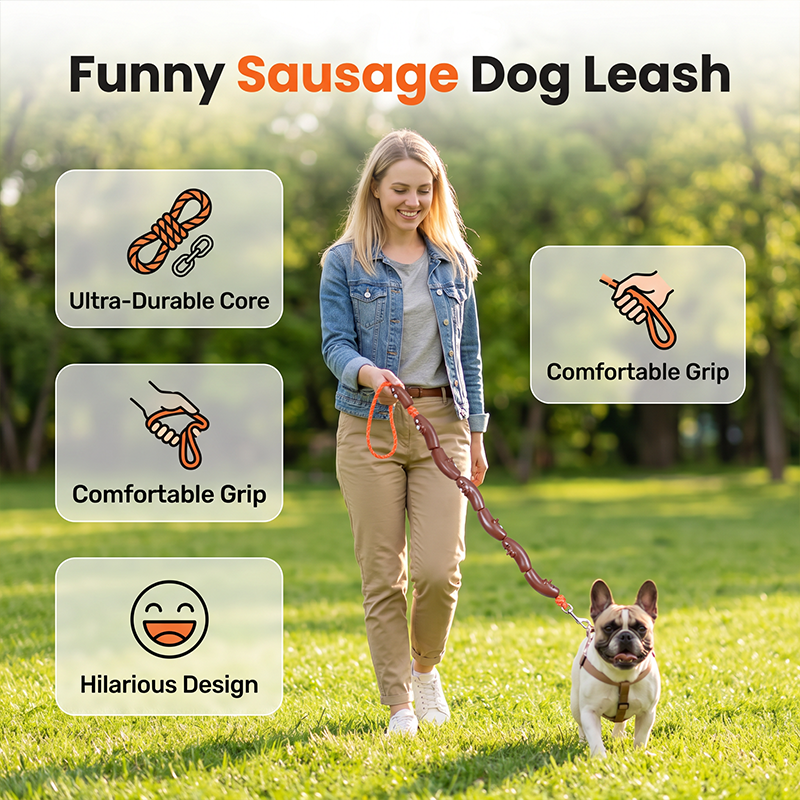 ⏰Playful Sausage Dog Leash