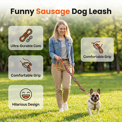 ⏰Playful Sausage Dog Leash