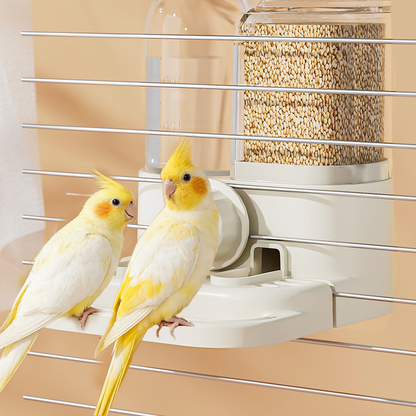 📢📢49% OFF !! ⏰2-in-1 Automatic Bird Feeder and Waterer for Cage