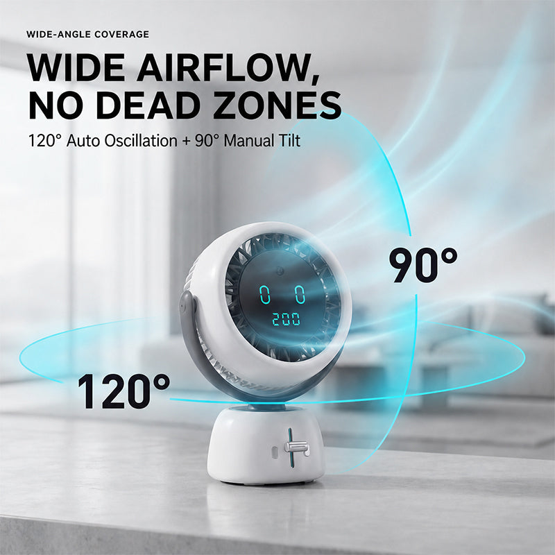 ⏳Time-Limited Special⏰Smart Face Tracking Desktop Fan