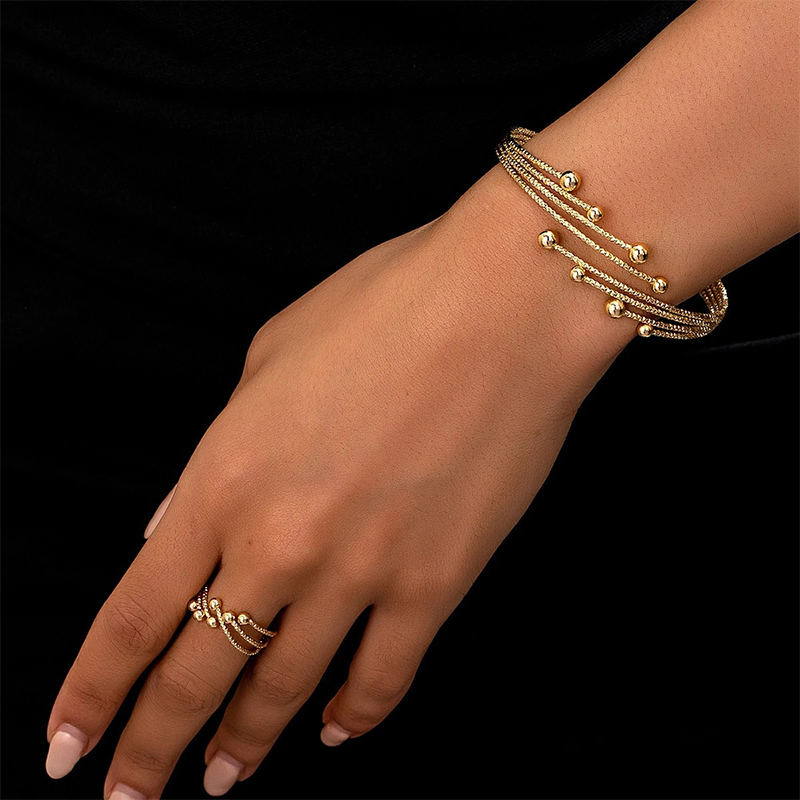 📢📢49% OFF !! ⏰Sparkle Wrap Bracelet Set for Women✨💍📿