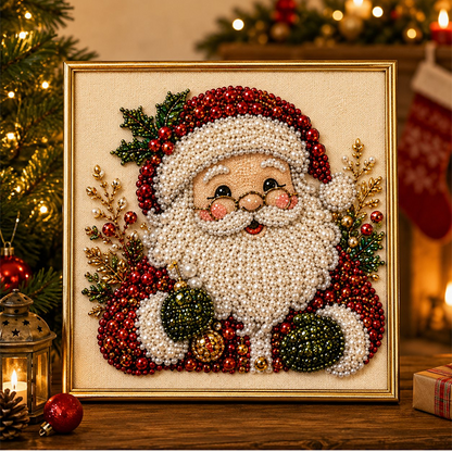 ⏳Last Day Sale Only ￡6.99!!🎁💎DIY Christmas Pearl Diamond Art Kit🎨Relaxing & Beginner-Friendly🧘