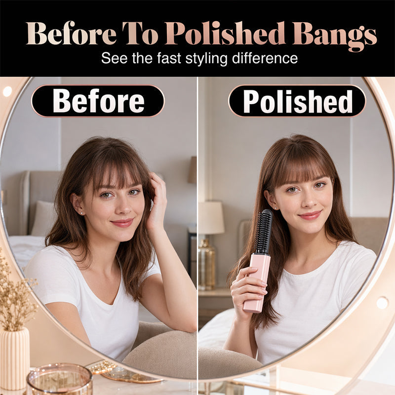✨Portable Wireless Mini Hair Styler with Comb – More Volume & A Naturally Full Look