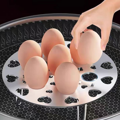 Heat‑Safe Egg Steaming Rack – Sturdy, Versatile, Practical ✨