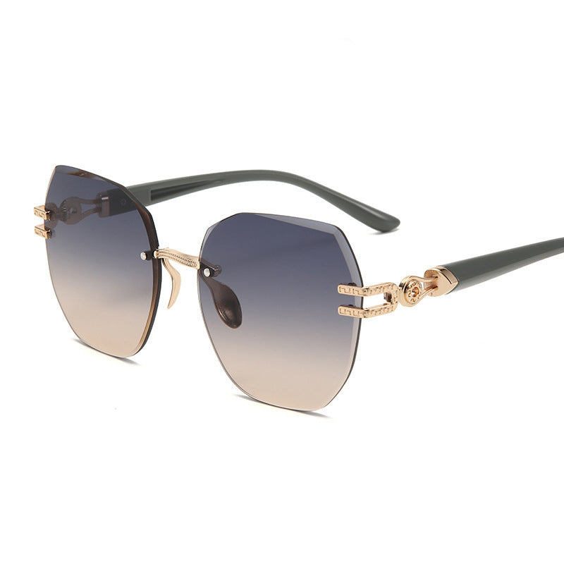⏳Time-Limited Special 49％ OFF!⏰Statement Rimless Sunglasses