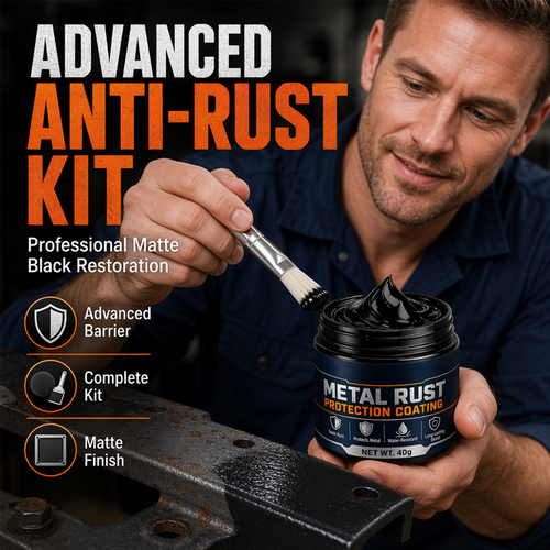 🥳2026 HOT SALE🥳💞50K+ SOLD!🔧🏠 Metal Rust Protection Black Repair Paste – Restores rusty gates, railings & tools. Forms protective coating – no need to replace! 🛡️✨