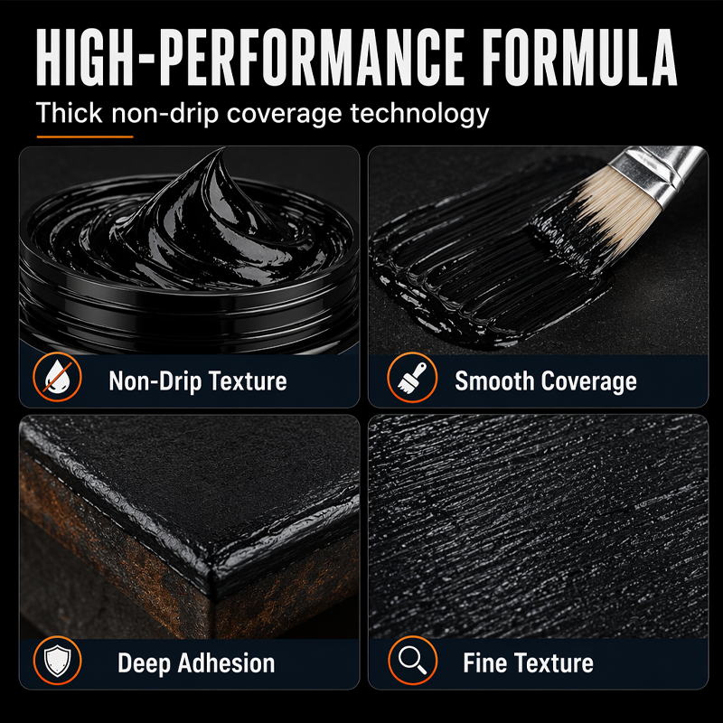 🥳2026 HOT SALE🥳💞50K+ SOLD!🔧🏠 Metal Rust Protection Black Repair Paste – Restores rusty gates, railings & tools. Forms protective coating – no need to replace! 🛡️✨