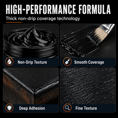 🥳2026 HOT SALE🥳💞50K+ SOLD!🔧🏠 Metal Rust Protection Black Repair Paste – Restores rusty gates, railings & tools. Forms protective coating – no need to replace! 🛡️✨