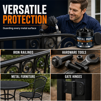 🥳2026 HOT SALE🥳💞50K+ SOLD!🔧🏠 Metal Rust Protection Black Repair Paste – Restores rusty gates, railings & tools. Forms protective coating – no need to replace! 🛡️✨